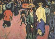 Ernst Ludwig Kirchner The Street (mk09) oil painting